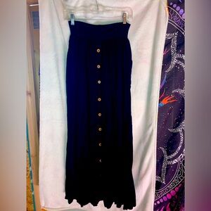 Matilda Jane/ Joanna Gains black maxi skirt